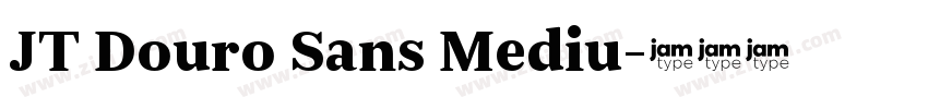 JT Douro Sans Mediu字体转换